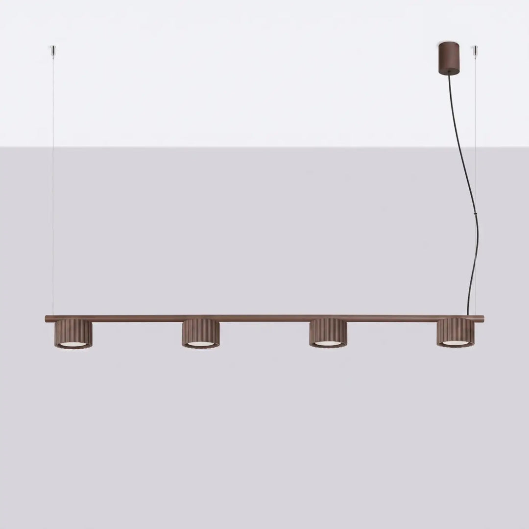 Lustre marron éteint