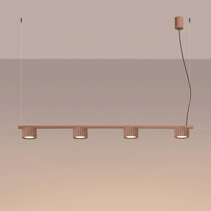 Lustre moka allumé