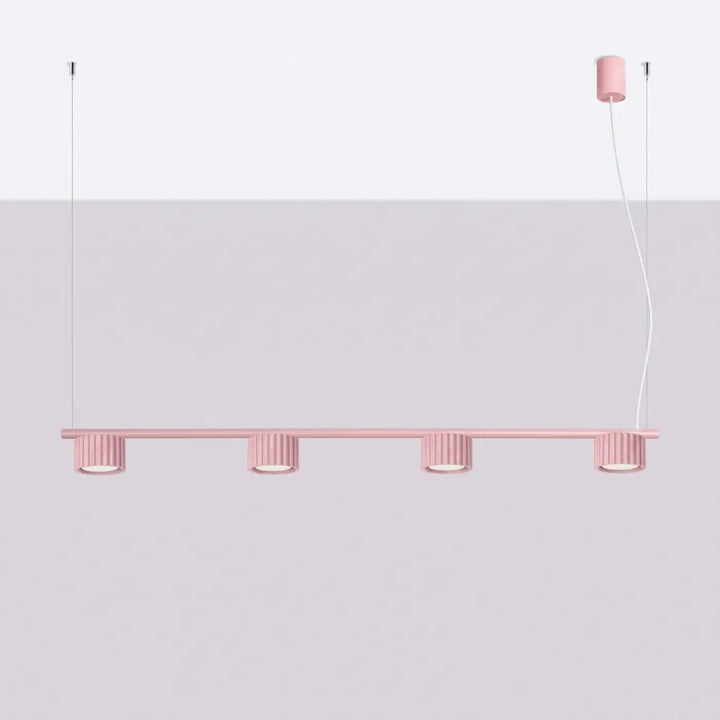 Lustre rose éteint