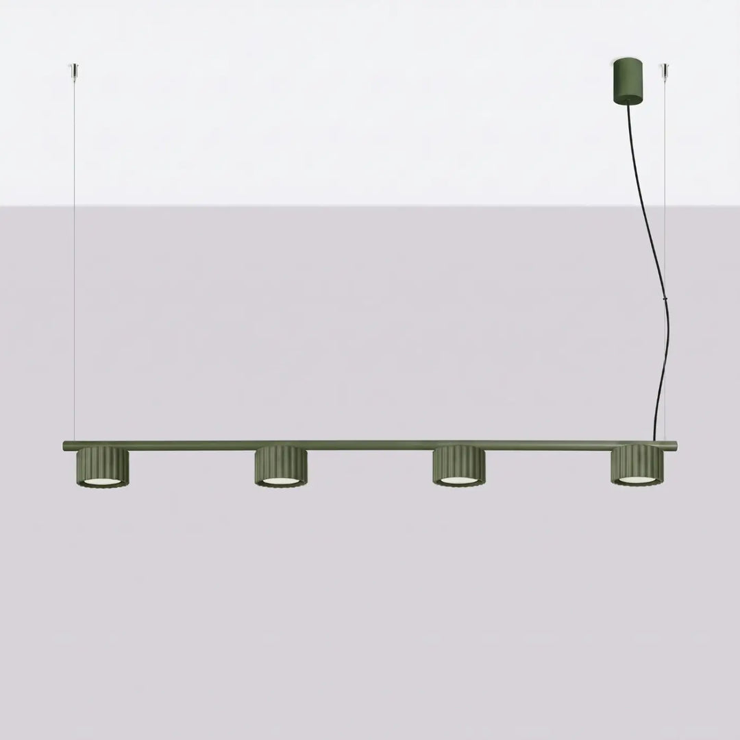 Lustre vert olive éteint