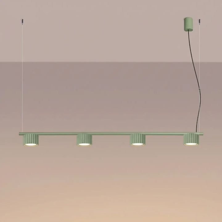 Lustre sauge allumé