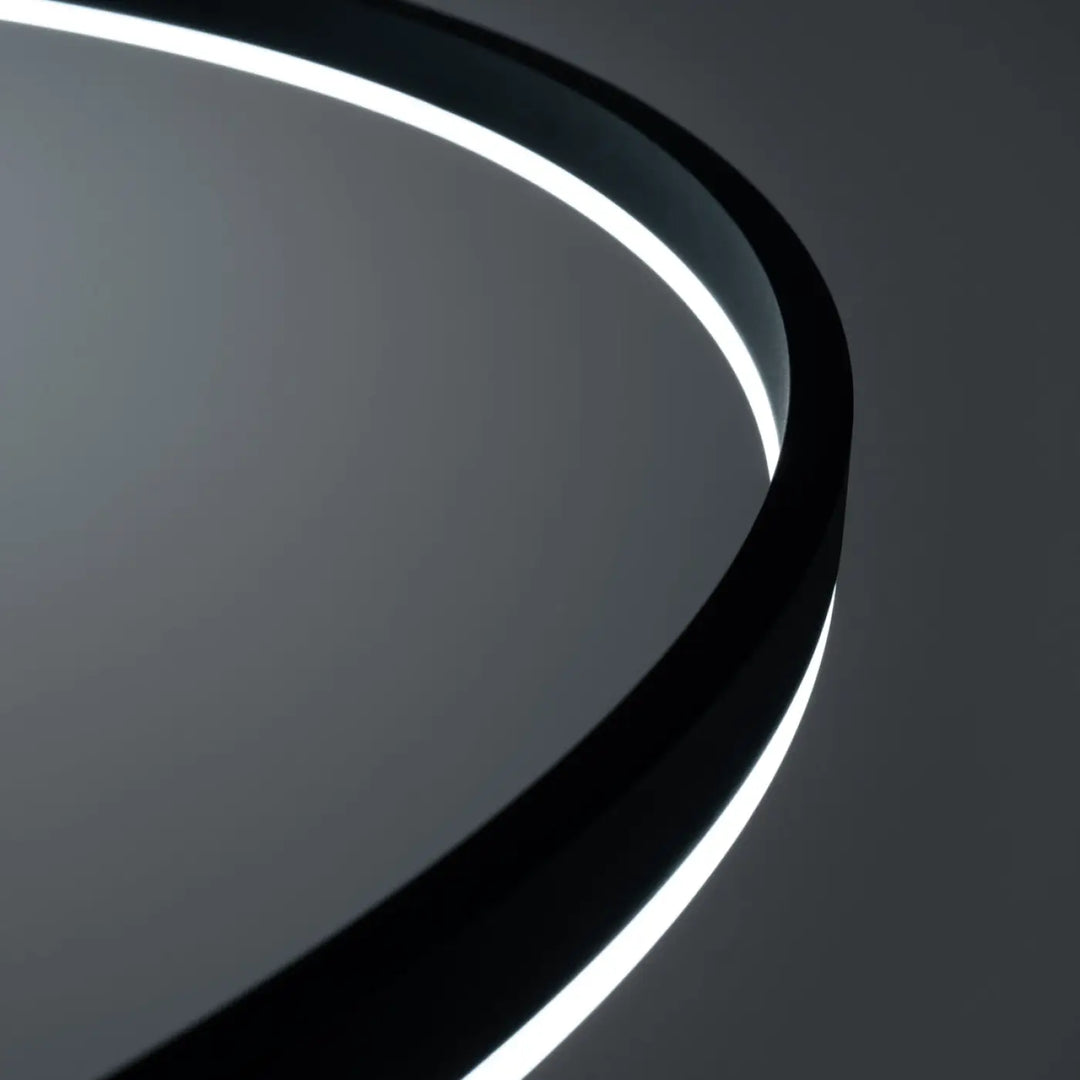 Lustre ODA noir détail de la suspension