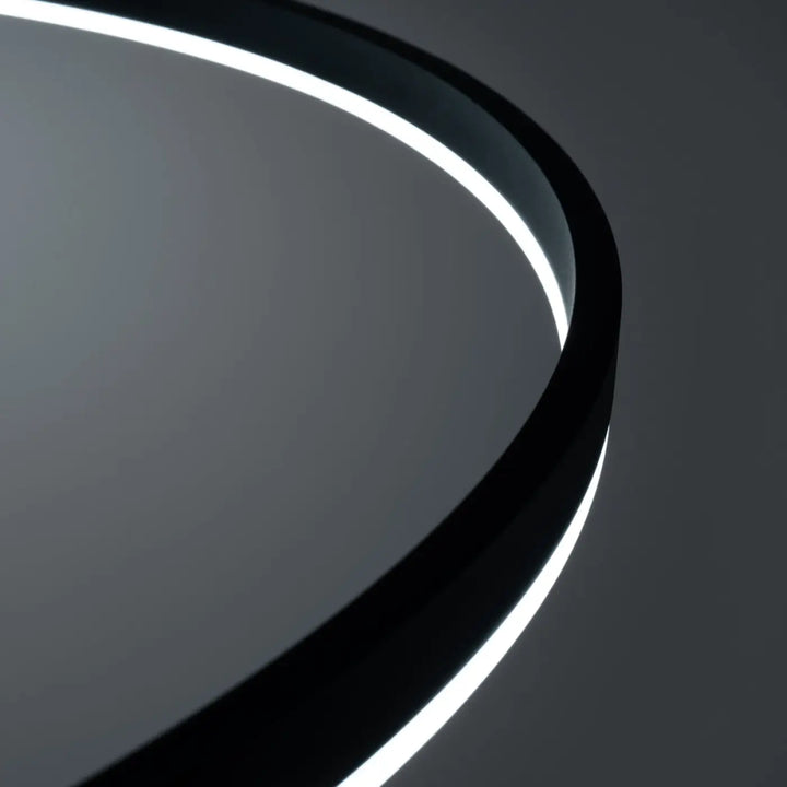 Lustre ODA noir détail de la suspension