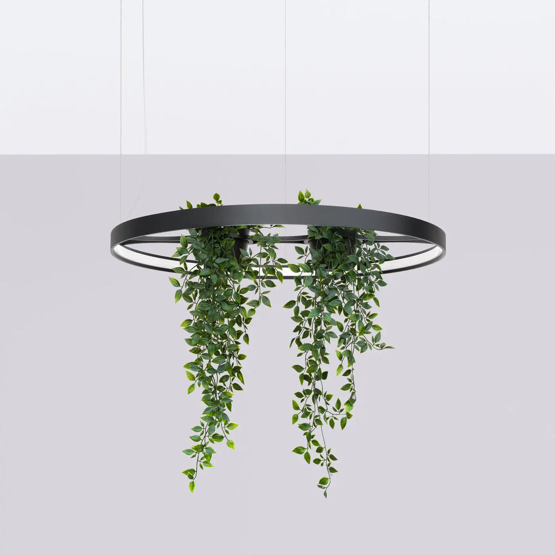 Lustre RIO BIO noir éteinte, suspendu