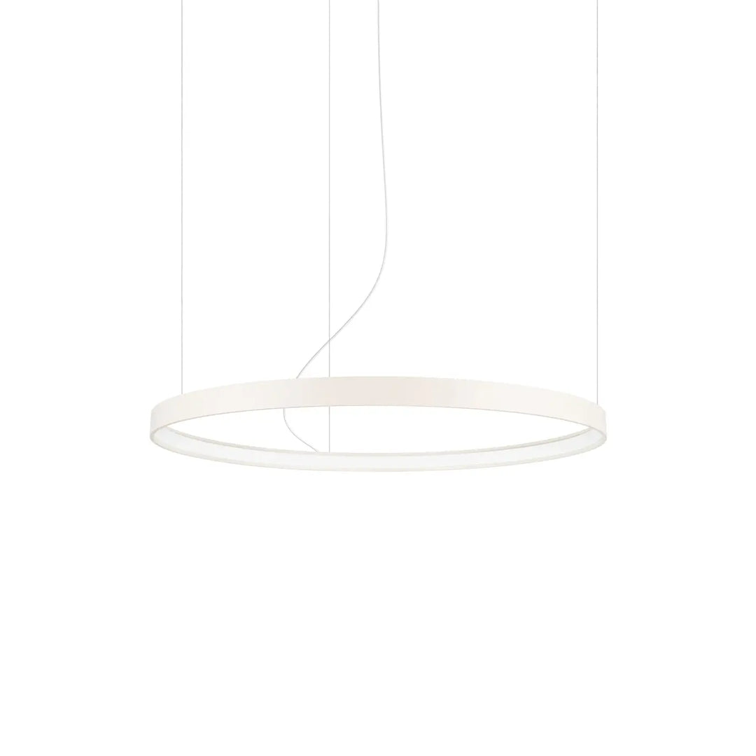 Lustre anneau RIO beige vue d'ensemble