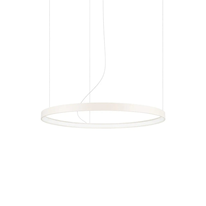 Lustre anneau RIO beige vue d'ensemble