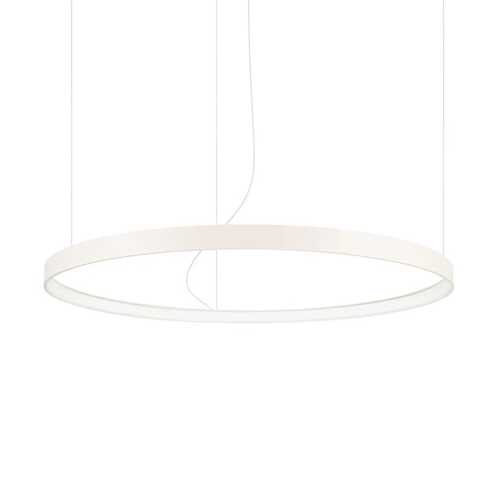Lustre anneau RIO beige vue d'ensemble