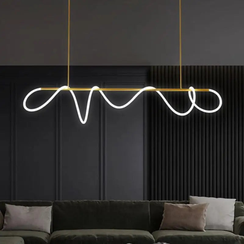 Lustre Led Suspension Design Géométrique
