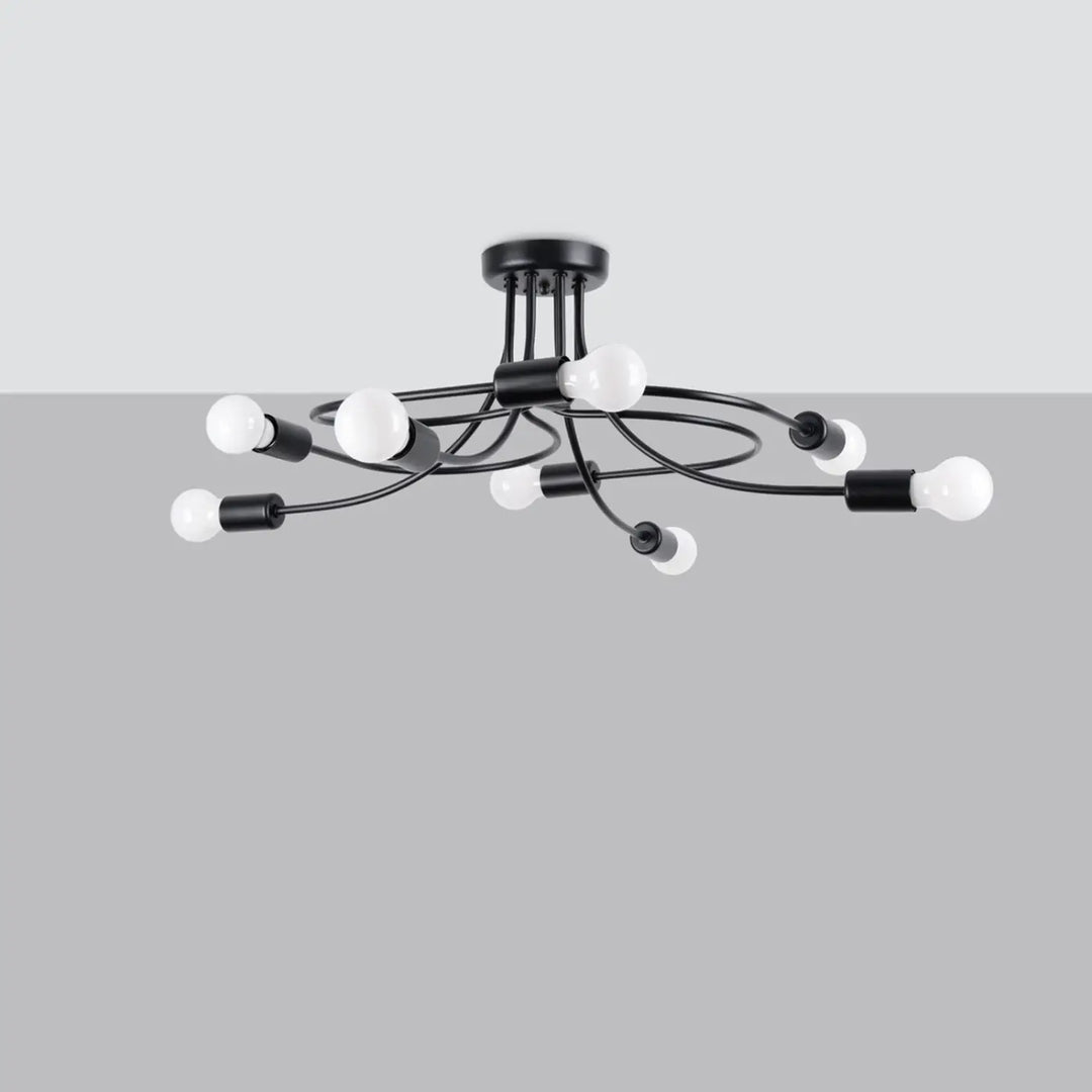 Lustre noir éteint