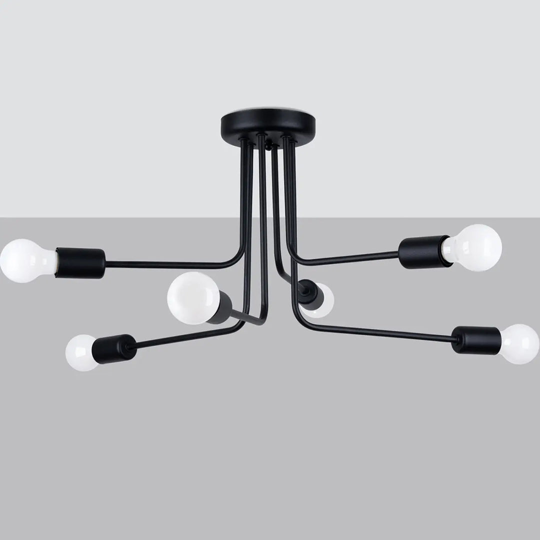 Lustre noir éteint