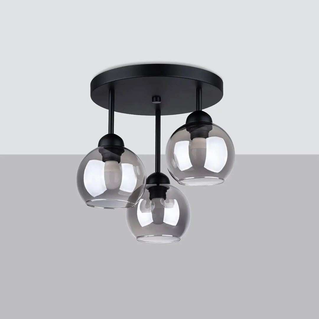 Lustre noir éteint