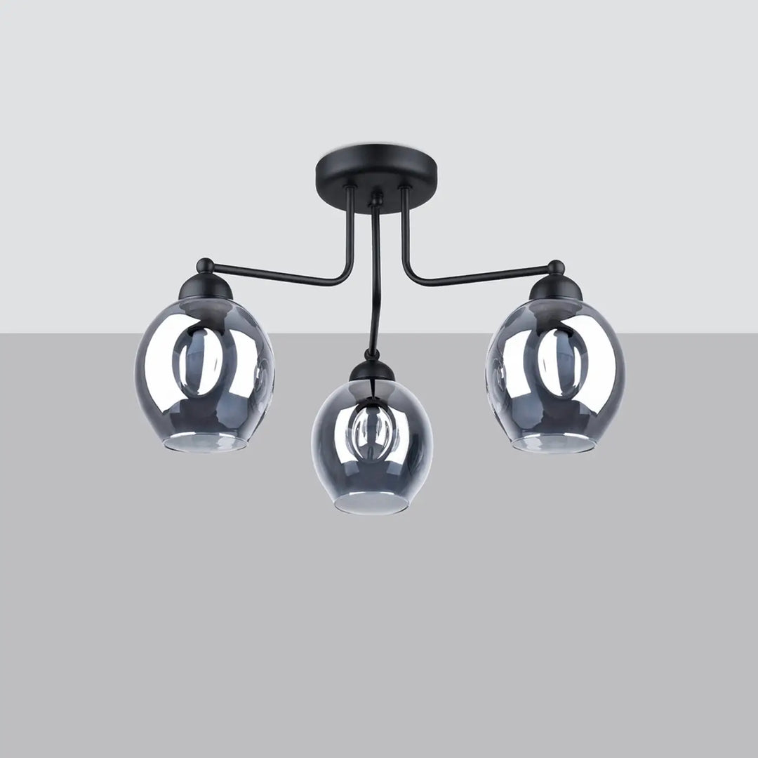 Lustre noir éteint