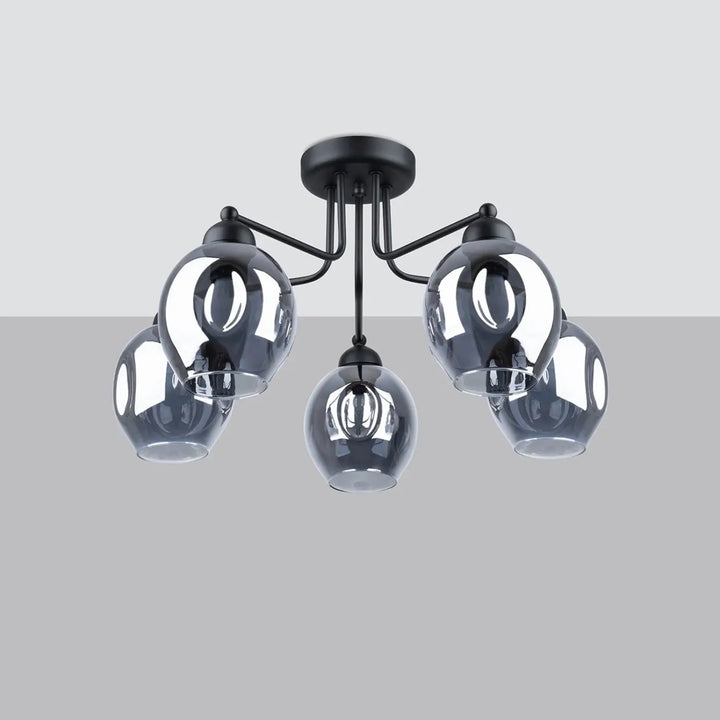 Lustre noir éteint