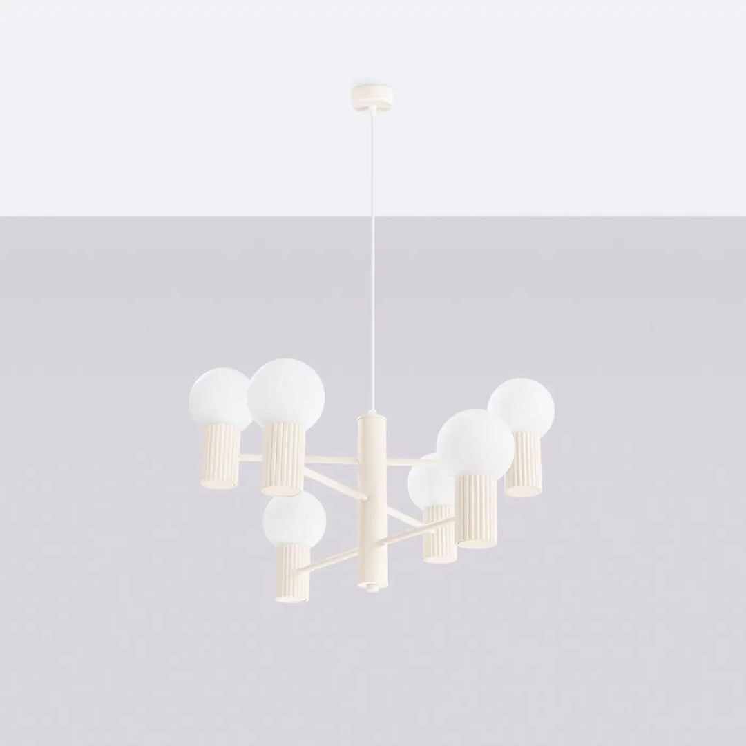 Lustre beige éteint