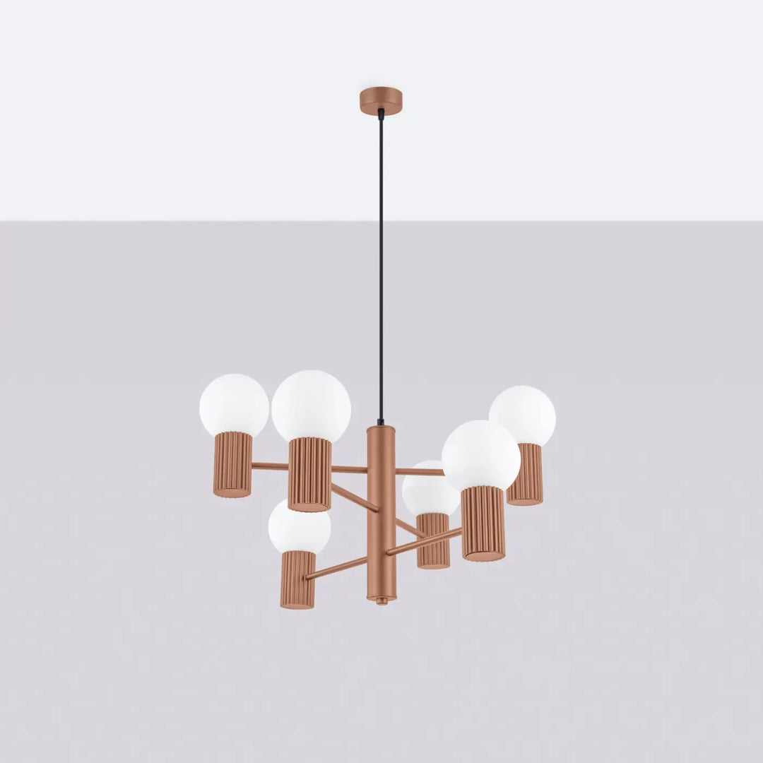 Lustre moka éteint