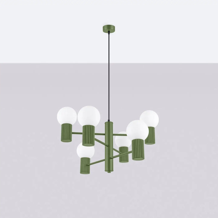 Lustre vert olive éteint