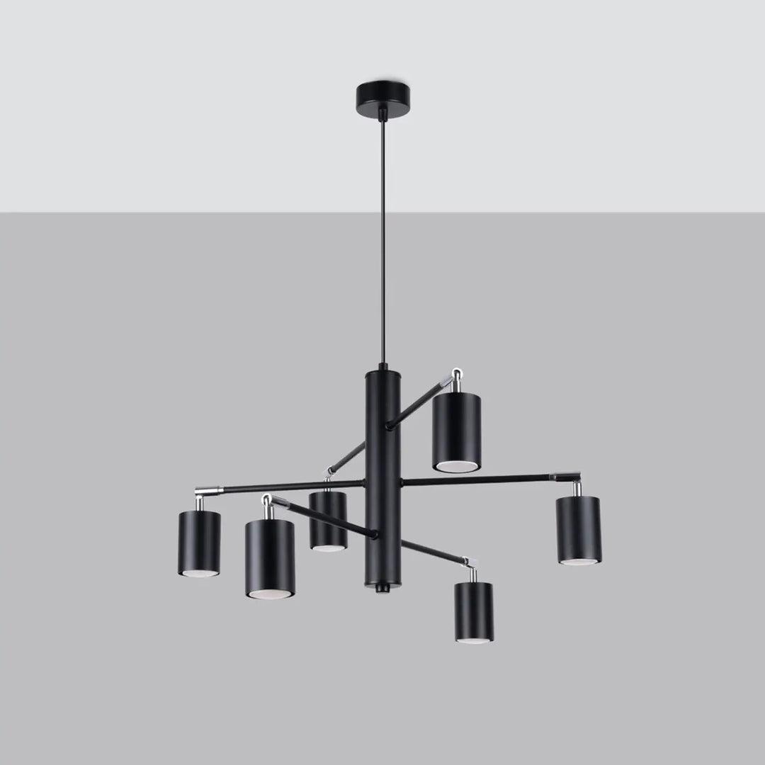 Lustre noir éteint