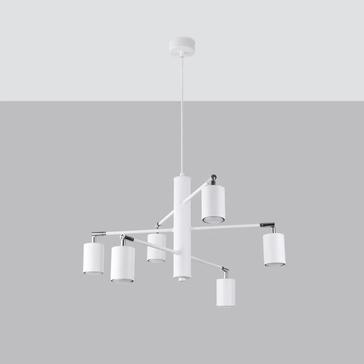 Lustre blanc éteint