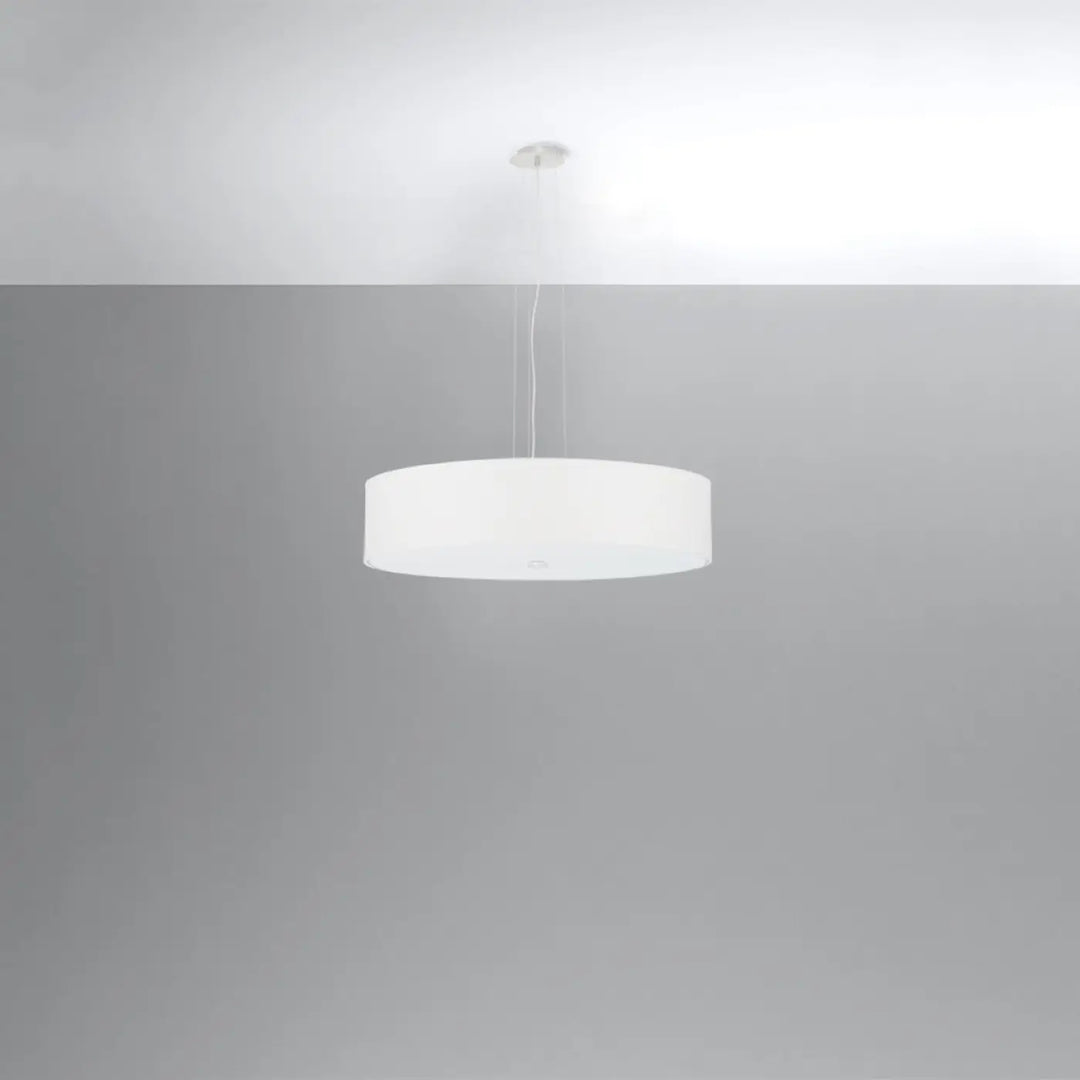 Lustre blanc éteint