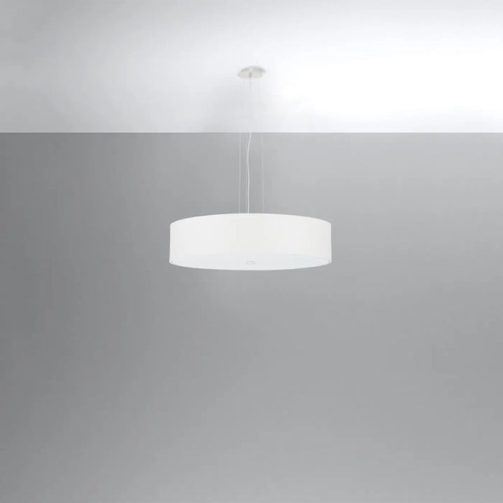 Lustre blanc éteint