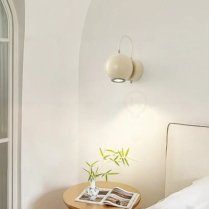 Petite Applique Murale Colorée Au Style Rétro Rouge Vert Beige