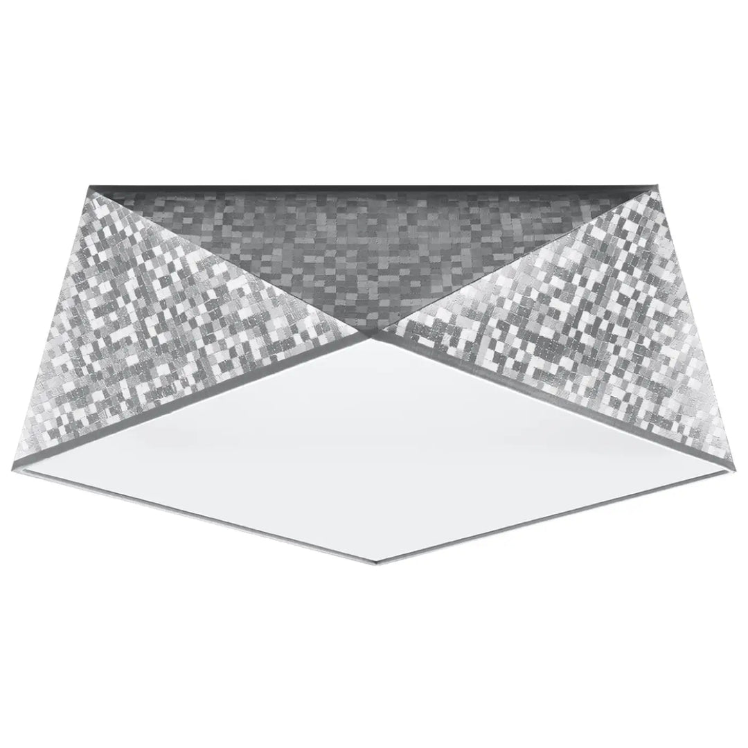 Luminaire plafonnier argent