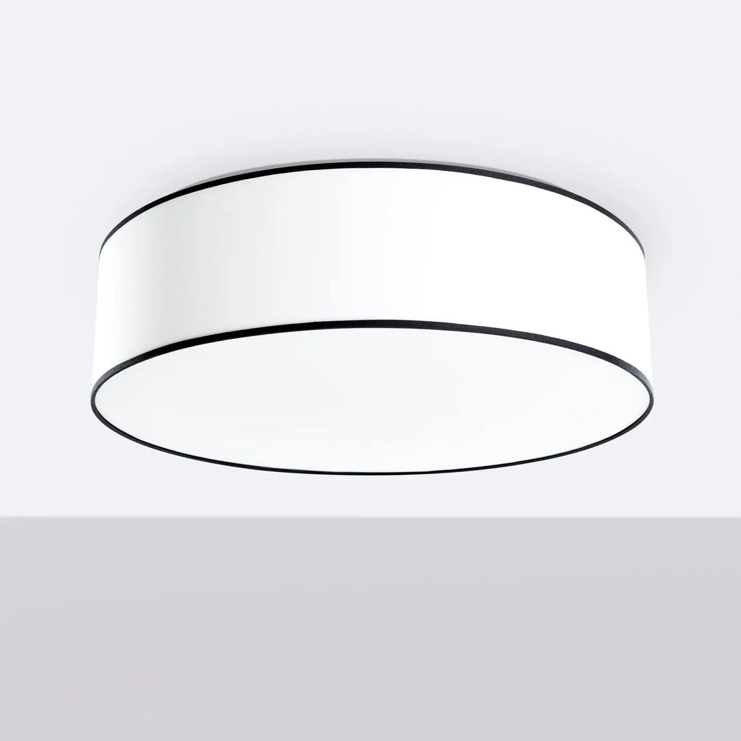 Plafonnier TOP blanc éteinte, au plafond