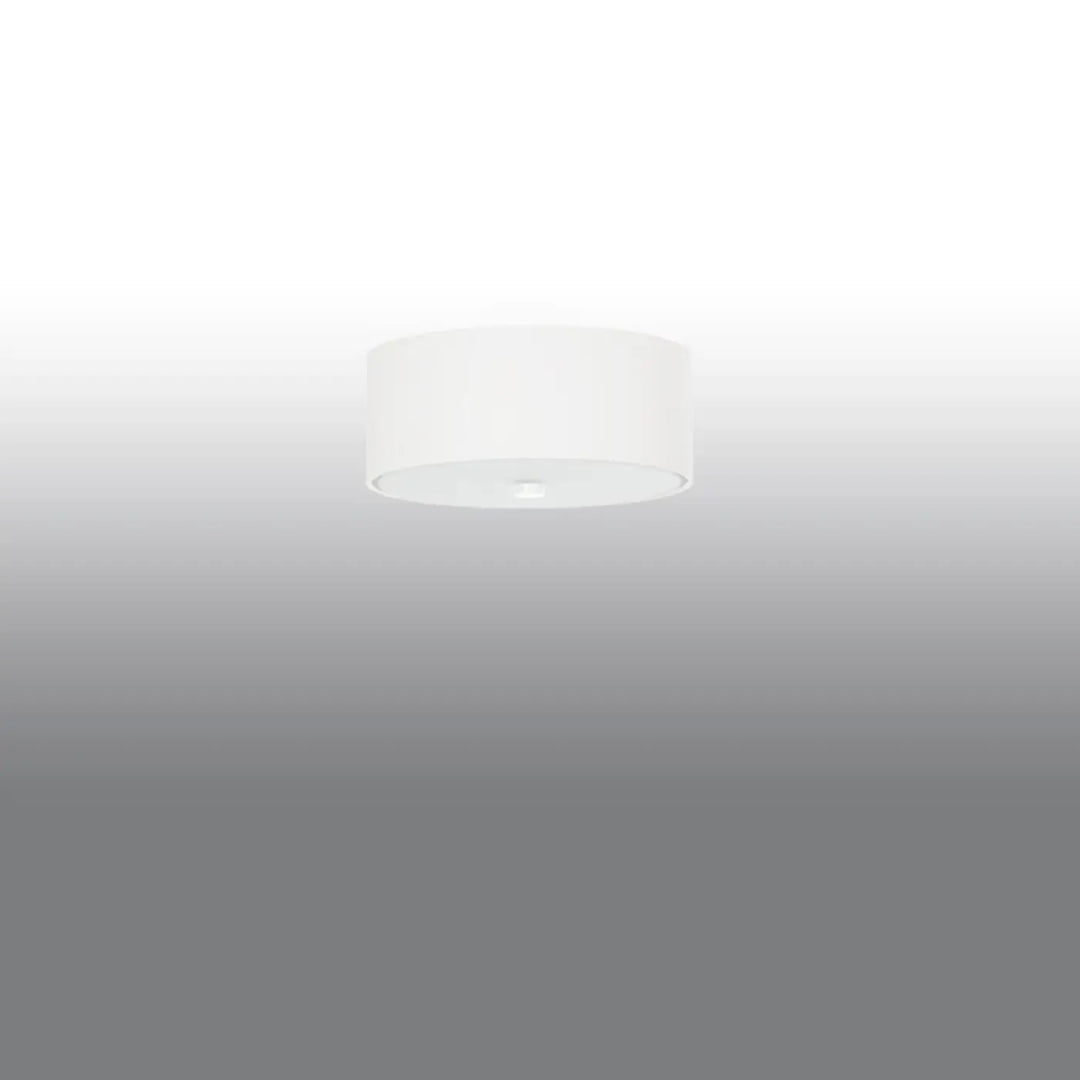 Luminaire plafonnier blanc éteint