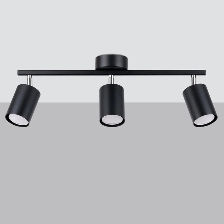 Luminaire plafonnier noir éteint