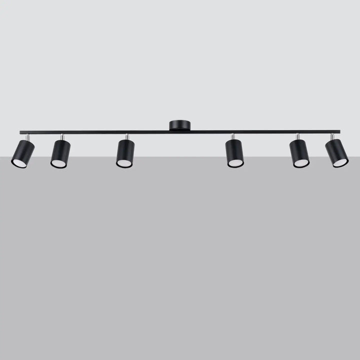 Luminaire plafonnier noir éteint