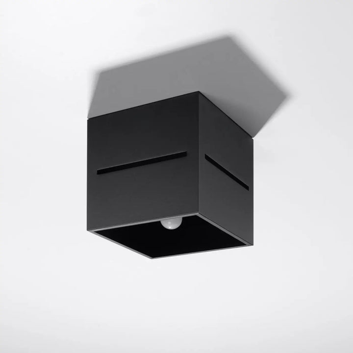 Luminaire plafonnier noir éteint