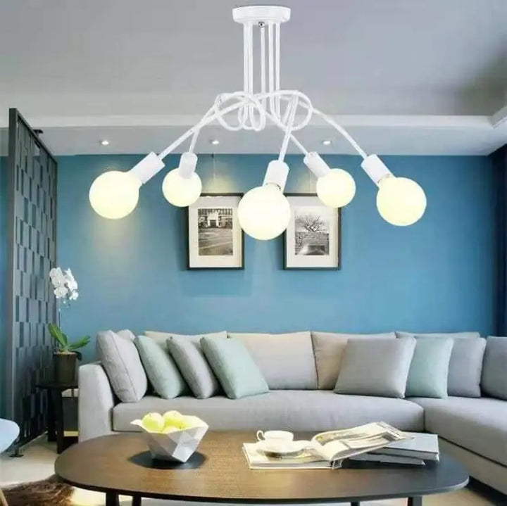 Plafonnier Boule Blanche | Lustria