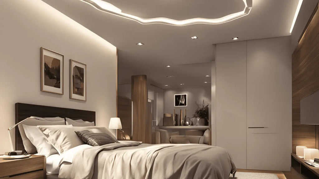 plafonnier chambre adulte design