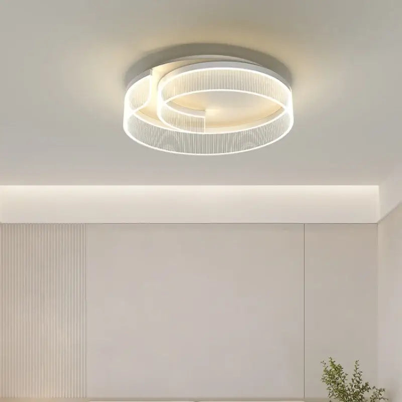 Plafonnier Contemporain À Éclairage Circulaire Intégré