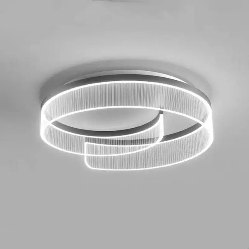 Plafonnier Contemporain À Éclairage Circulaire Intégré

