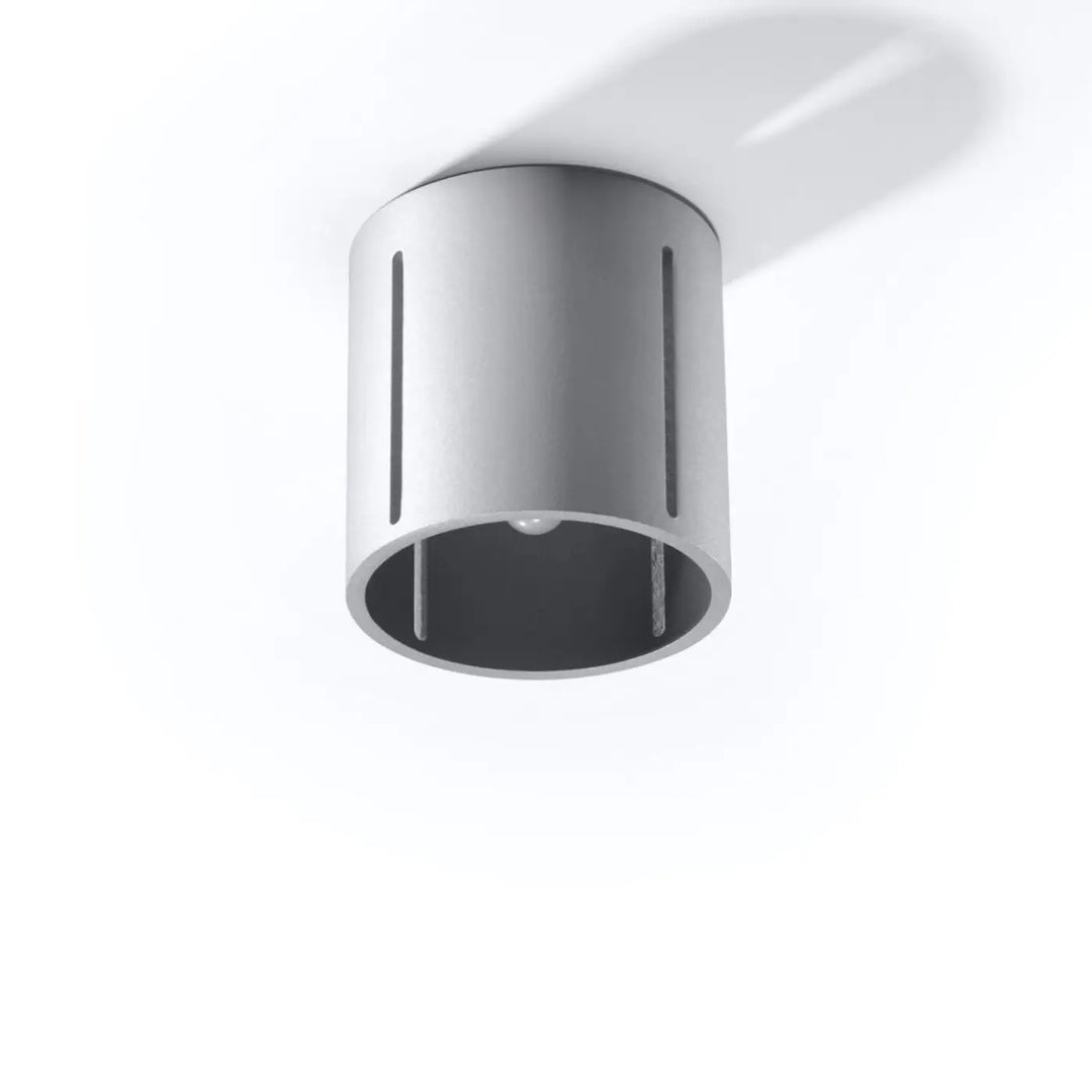 Luminaire plafonnier gris éteint