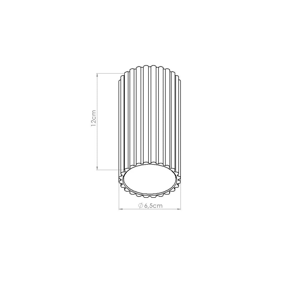 Luminaire plafonnier ivar rouge ochra led 3000k avec design expressif et abat-jour modernes rainurés pour confort d’utilisation