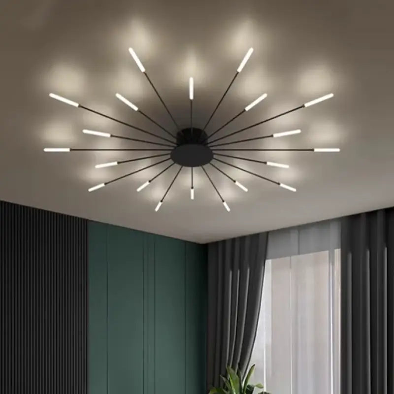 Plafonnier Design Italien Tubes Lumineux