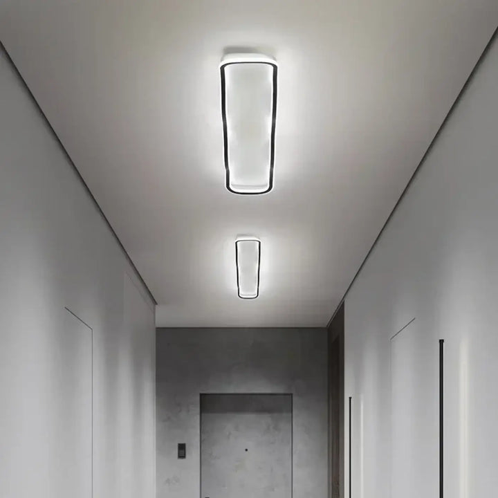 Plafonnier design moderne led ondulé élégance moderne