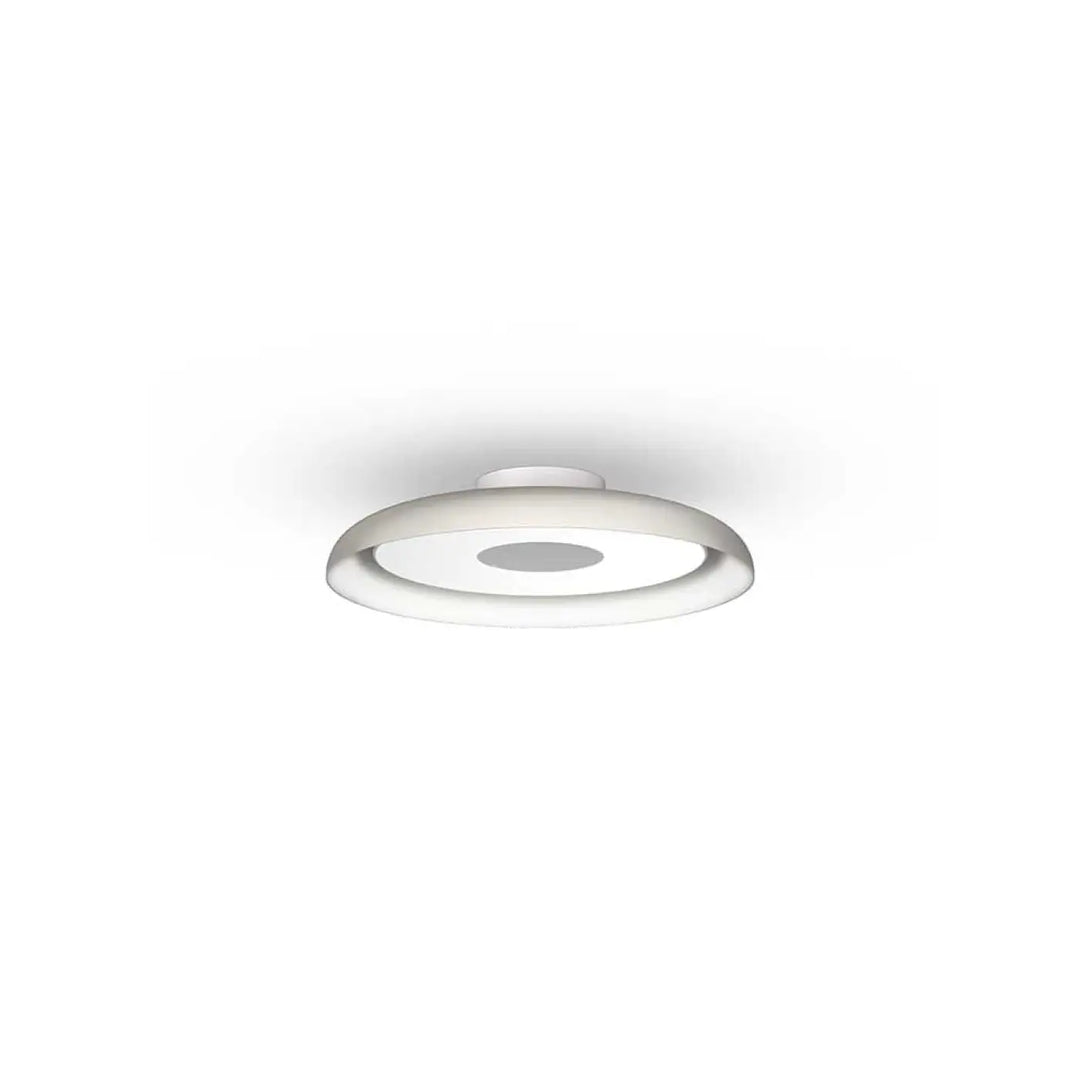 Plafonnier Nivél blanc mat de 38 cm