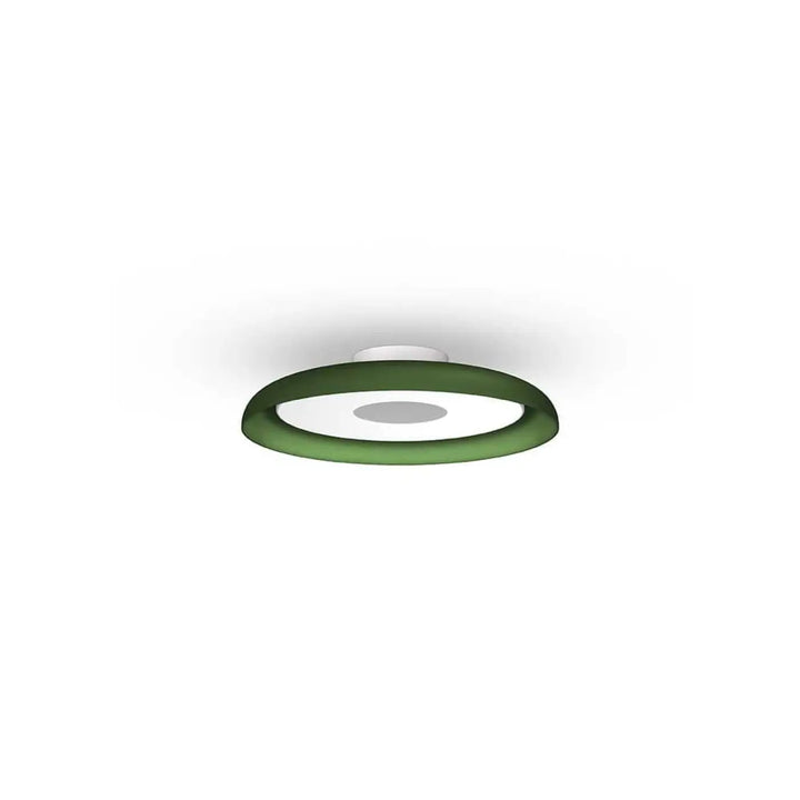 Plafonnier Nivél vert forêt de 38 cm