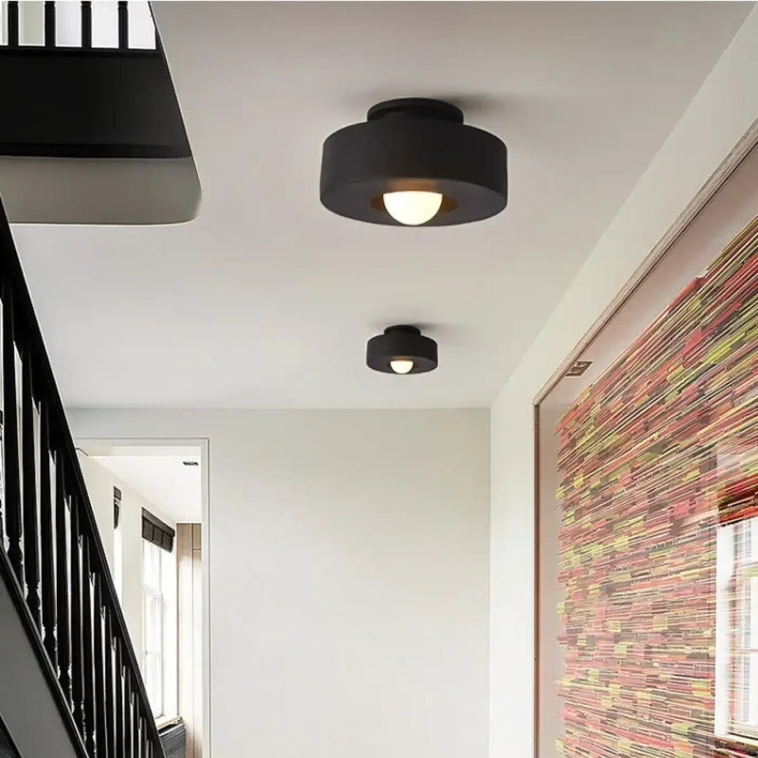 Plafonnier design terracotta look contemporain au style moderne