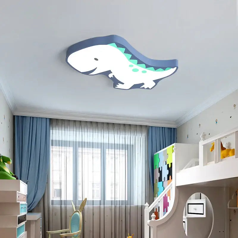 Plafonnier dinosaure ludique pour chambre d’enfant joyeuse

