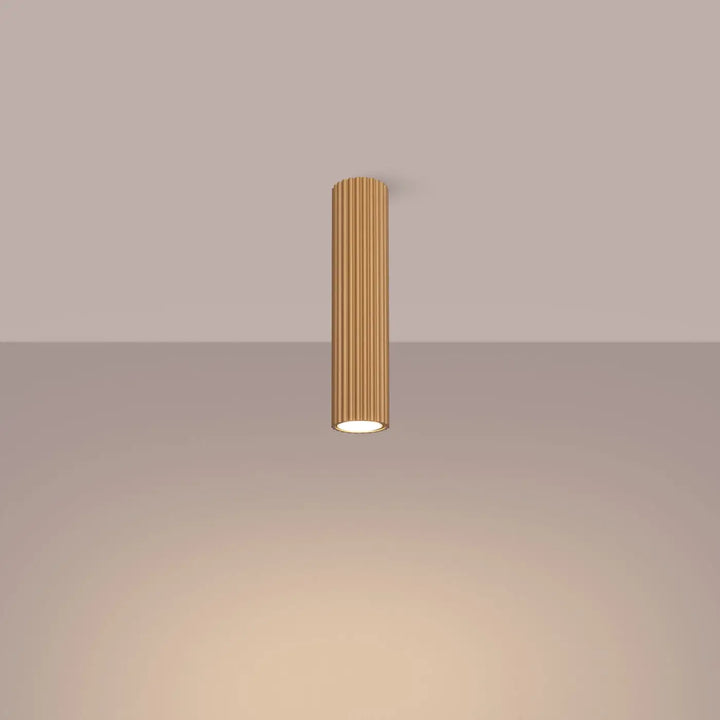 Luminaire plafonnier karbon 30 or en laiton avec ampoules gu10 interchangeables et design minimaliste pour éclairage doux
