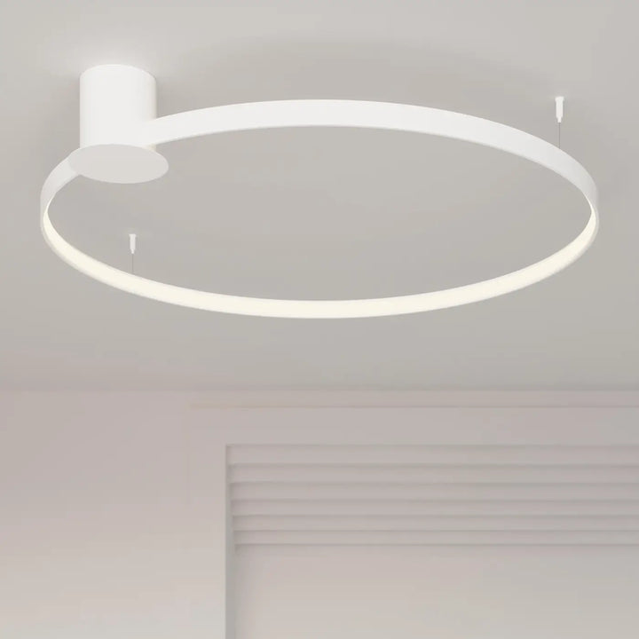 Luminaire plafonnier rio 110 blanc avec modules led et design unique offrant une efficacité lumineuse élevée