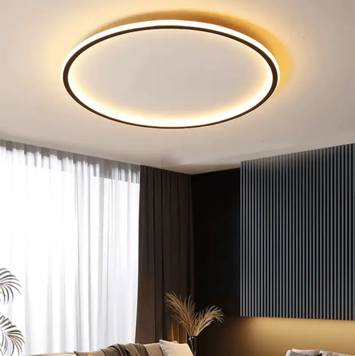 Plafonnier LED Cercle Design Élégant