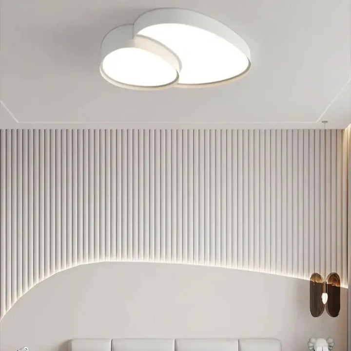 Plafonnier LED design à formes organiques modernes