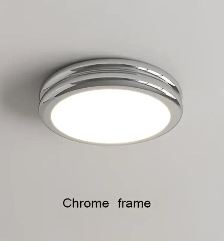Plafonnier led design minimaliste rond lumineux chic