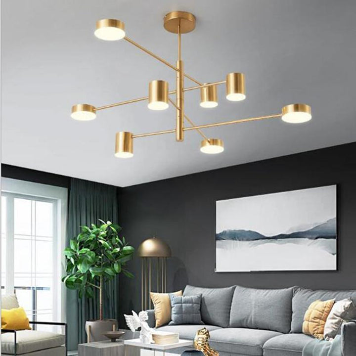 plafonnier-led-design-doré