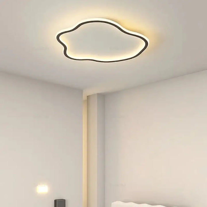 Plafonnier led design nuage moderne éclairage doux